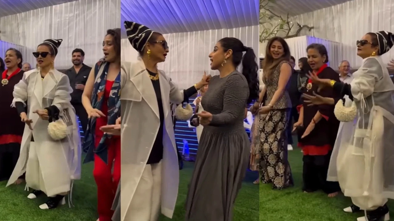 Inside Shabana Azmi’s 75th Birthday party: Rekha, Madhuri Dixit, Urmila Matondkar’s reu...