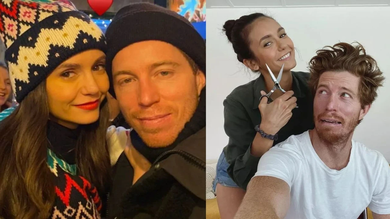 Nina Dobrev and Shaun White: courtesy of Nina Dobrev's Instagram Nina Dobrev and Shaun White: courtesy of Nina Dobrev's Instagram