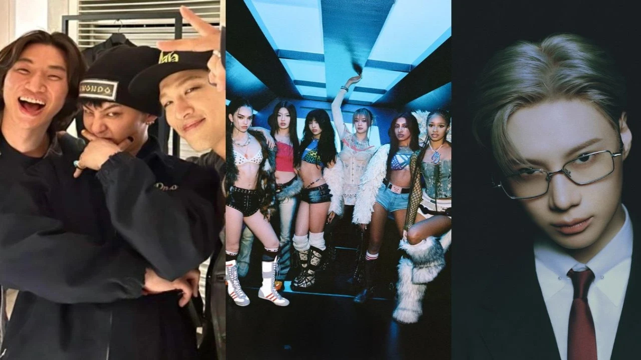 BIGBANG, KATSEYE and SHINee’s Taemin: courtesy of Daesung's Instagram, KATSEYE's X, Taemin's X BIGBANG, KATSEYE and SHINee’s Taemin: courtesy of Daesung's Instagram, KATSEYE's X, Taemin's X