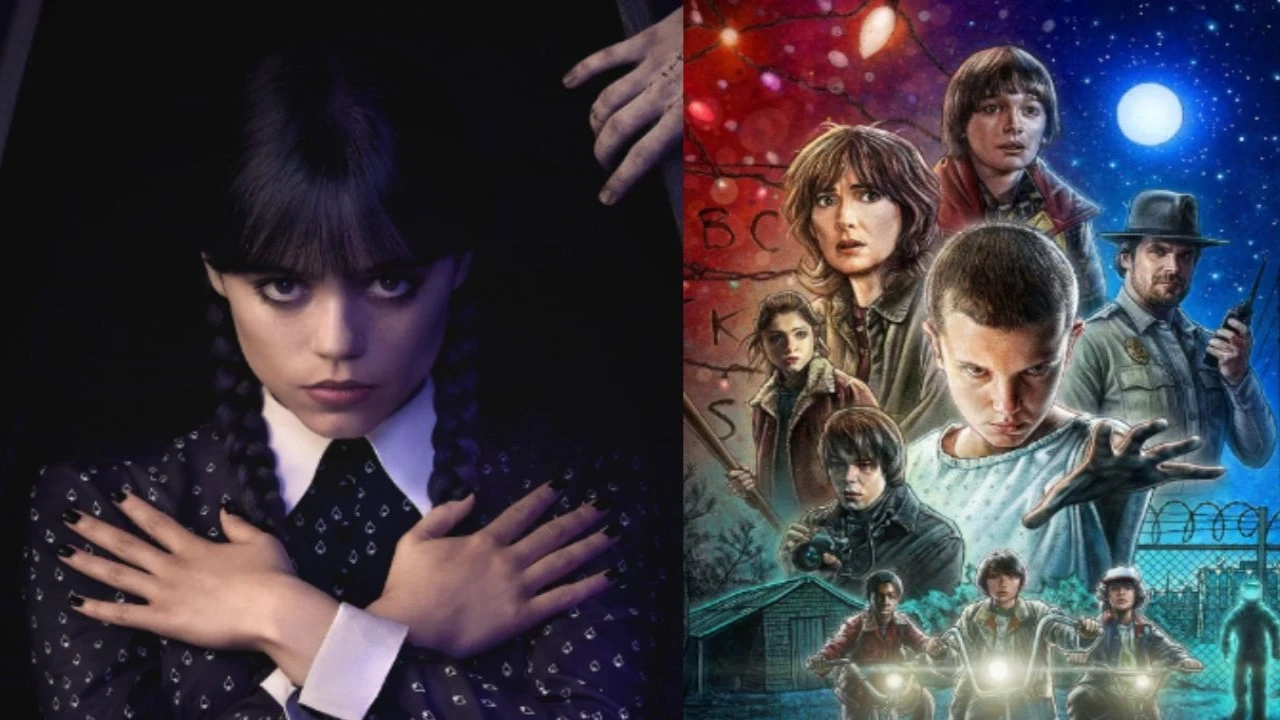 Wednesday and Stranger Things (via IMDb) (Image Courtesy: IMDb)