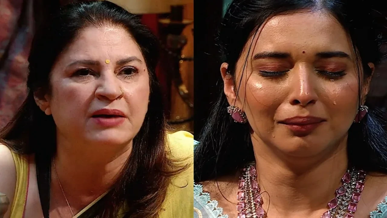 Tanya Mittal cries inconsolably (Pic Credit: JioHotstar) Kunickaa Sadanand, Tanya Mittal