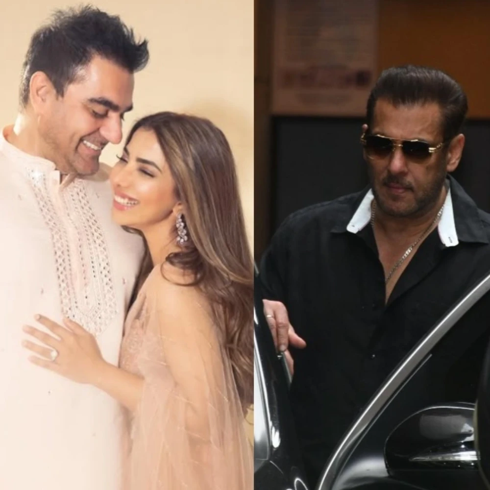 Arbaaz Khan's wife Sshura Khan's Baby Shower: Salman Khan arrives with heavy security, Iulia Vantur, Arpita join; WATCH