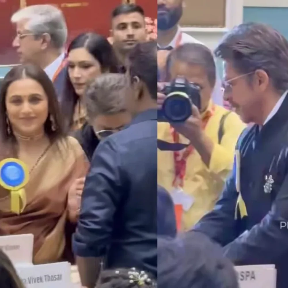 71st National Film Awards: Shah Rukh Khan holds Rani Mukerji's ‘pallu’, fans can’t keep calm