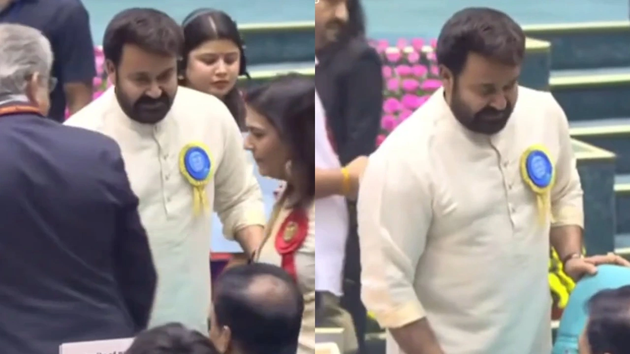 71st National Film Awards 2025: Mohanlal arrives in traditional outfit to receive Dadasaheb Phalke Award in New Delhi