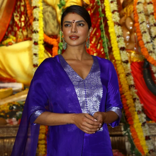 Priyanka Chopra at Durga Puja (PC: APH)
