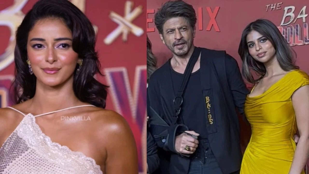 Suhana Khan oozes glam in Rs 2,95,000 gown while Ananya Panday dazzles in Rs 78,000 rhinestone dress at Ba***ds of Bollywood premiere