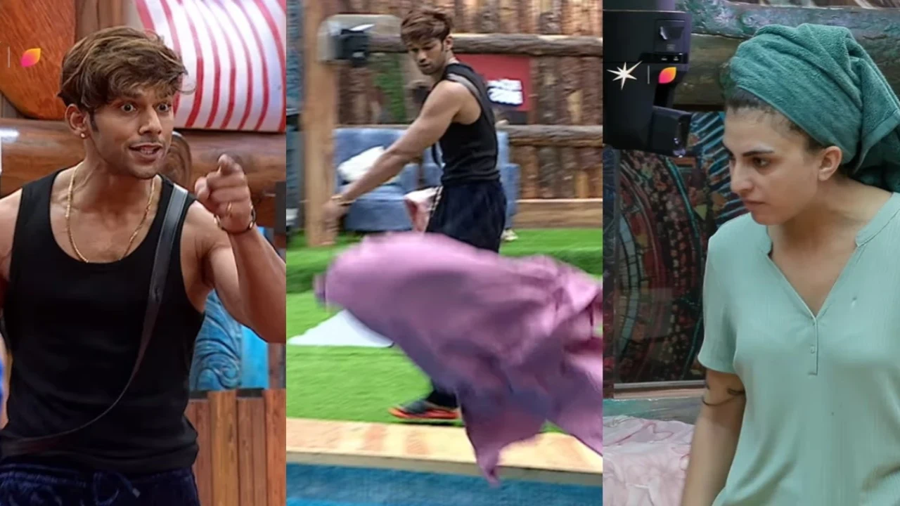 Picture Courtesy: JioHotstar Instagram Bigg Boss 19 New Promo: Baseer Ali throws Farhana Bhatt’s blanket in the pool after heated argument