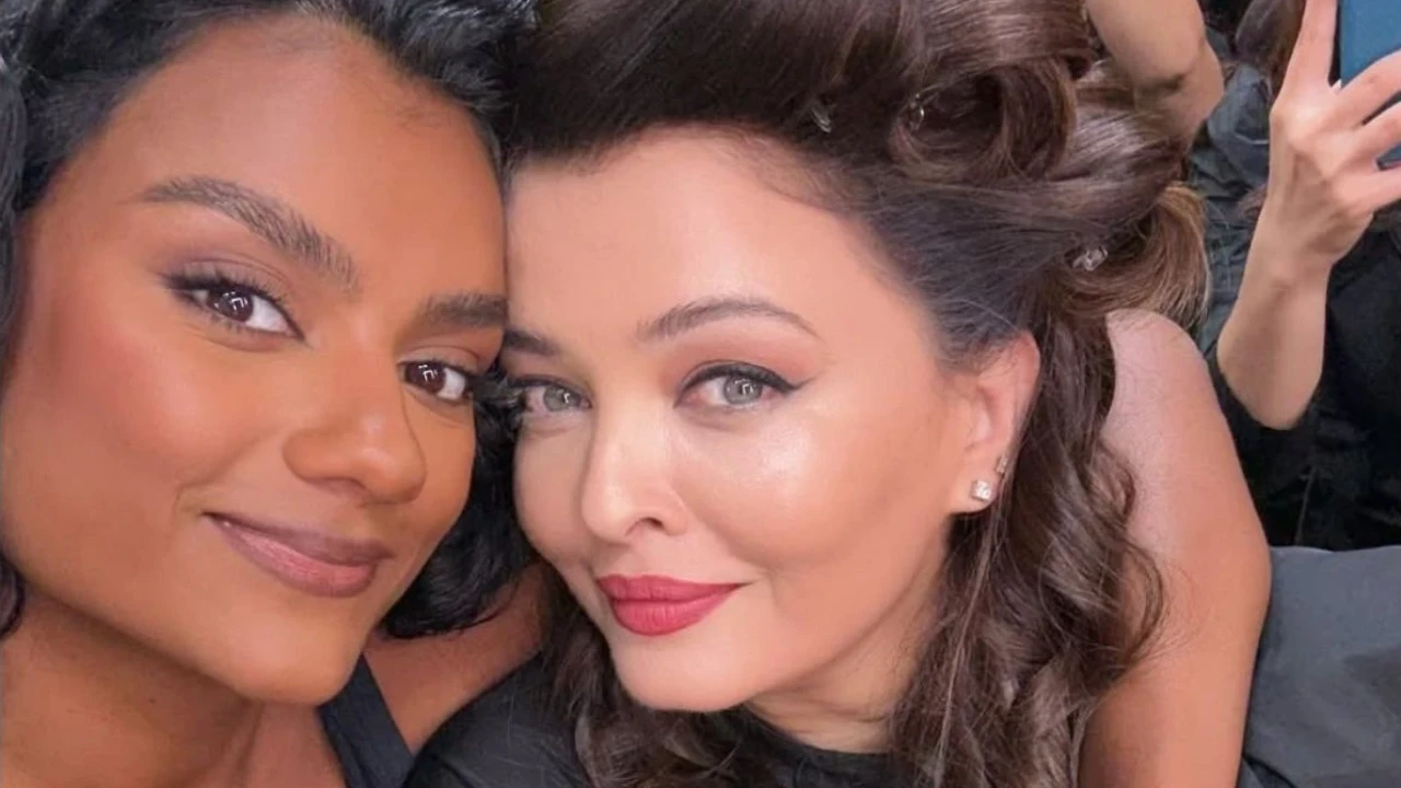 Simone Ashley and Aishwarya Rai Bachchan: courtesy of Simone Ashley's Instagram