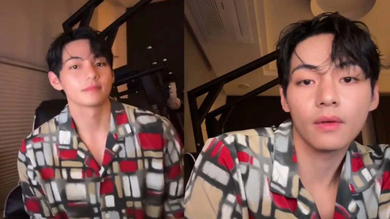 BTS' V: courtesy of V's Weverse BTS' V: courtesy of V's Weverse