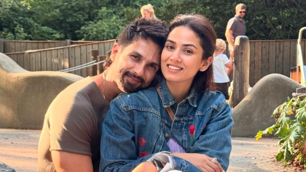 Shahid Kapoor and Mira Rajput via Instagram Instagram