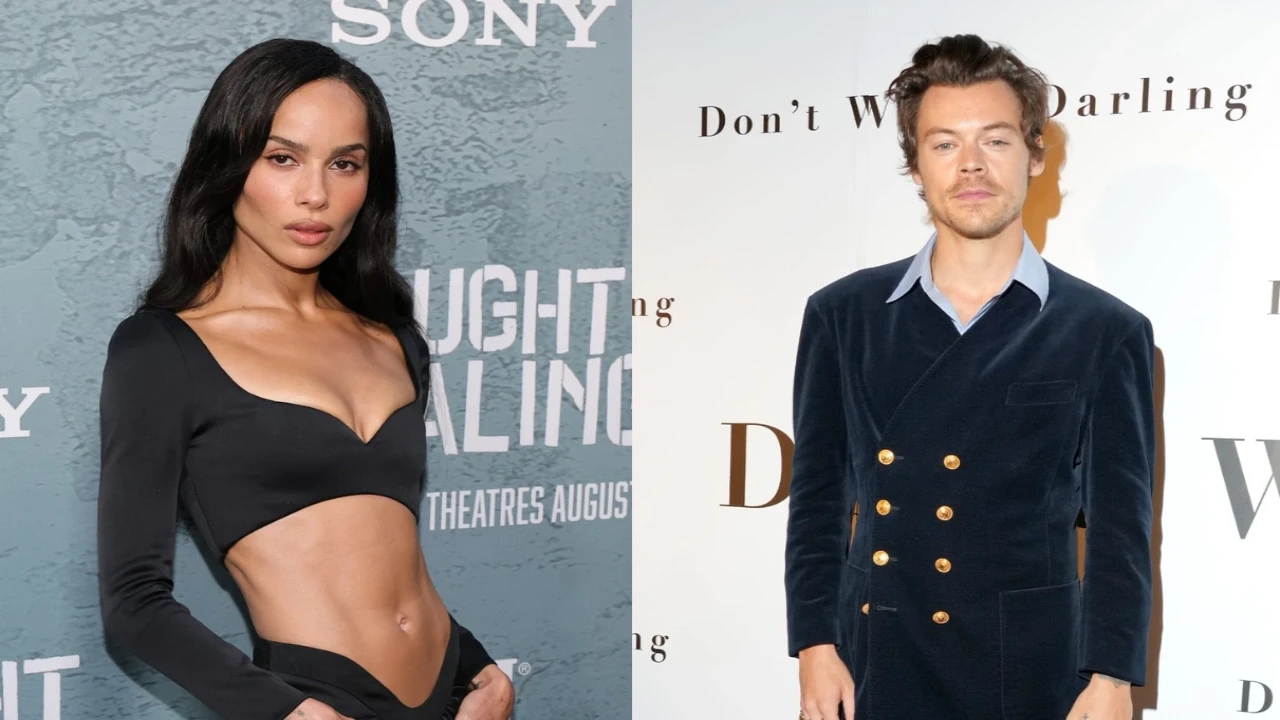 Zoe Kravitz and Harry Styles via Getty Images Getty Images