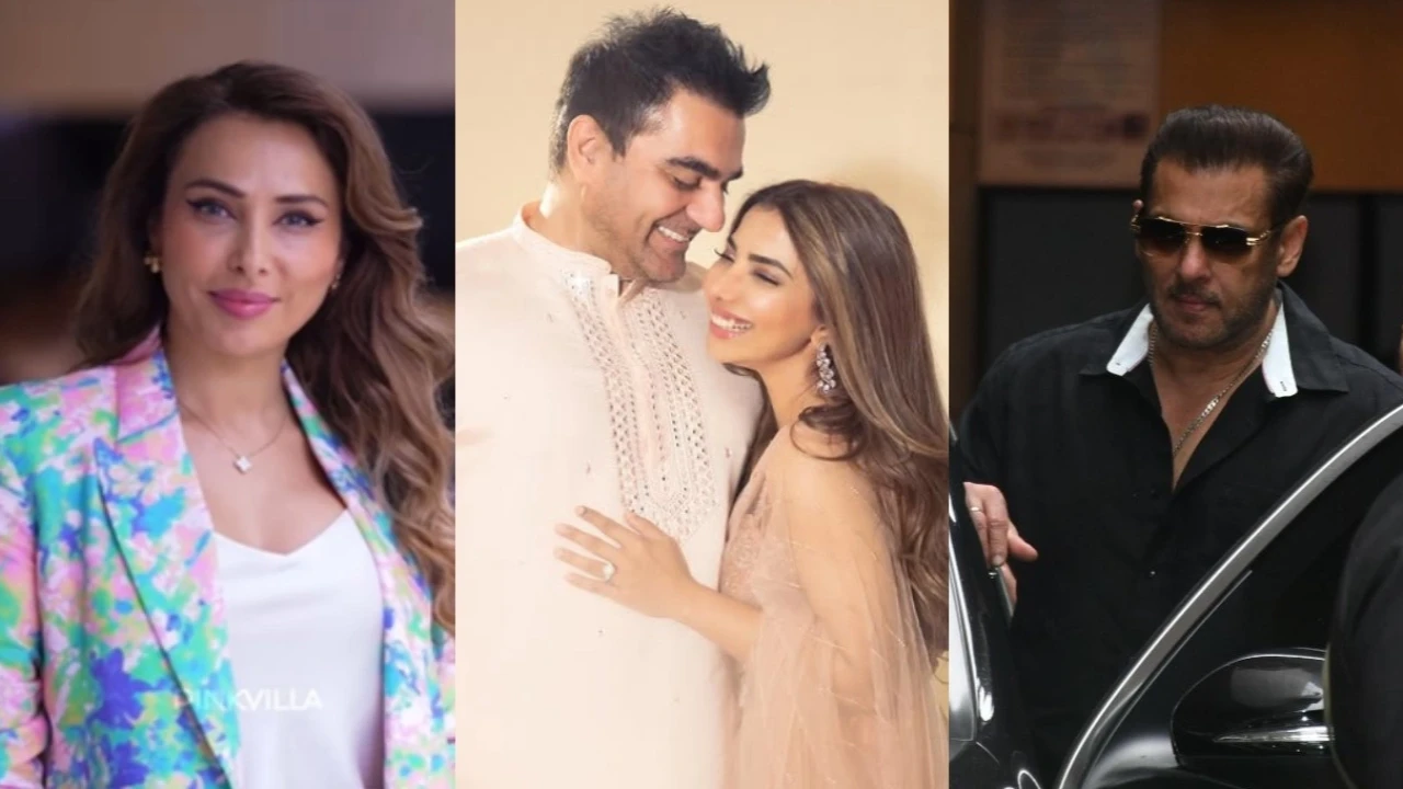 Arbaaz Khan's wife Sshura Khan's Baby Shower: Salman Khan arrives with heavy security, Iulia Vantur, Arpita join: WATCH