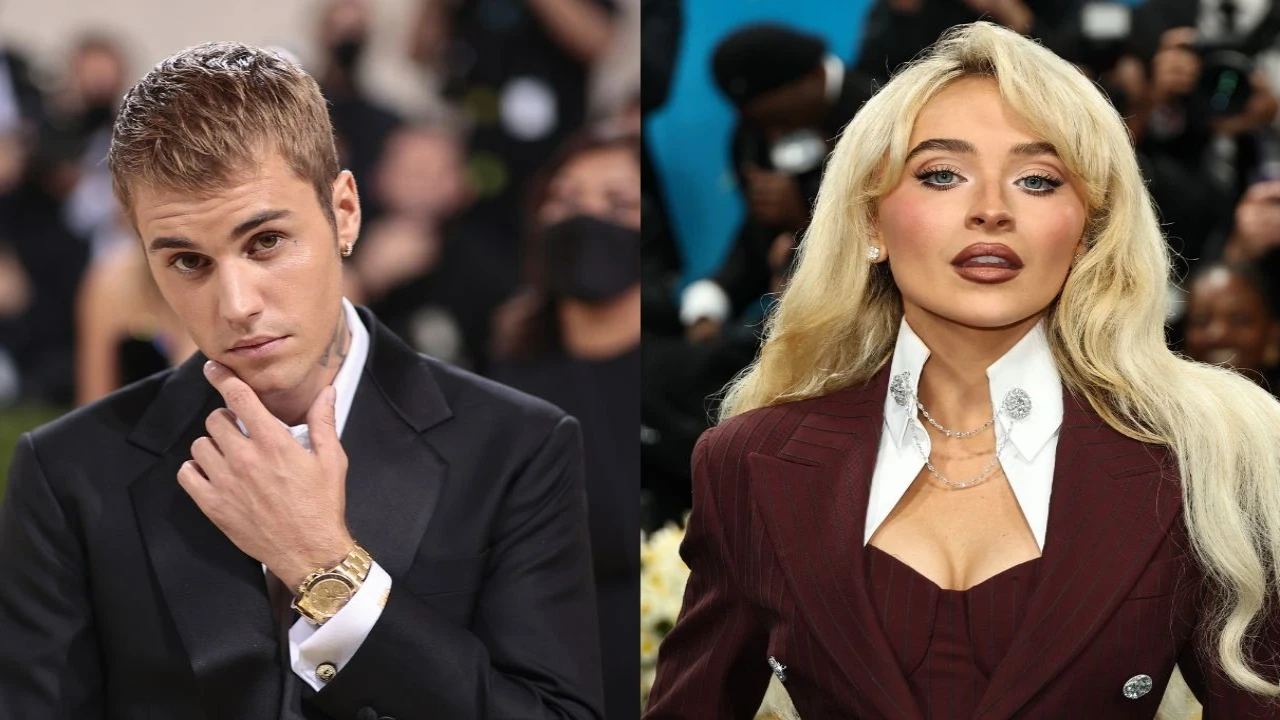 Justin Bieber, Sabrina Carpenter: courtesy of Getty Images