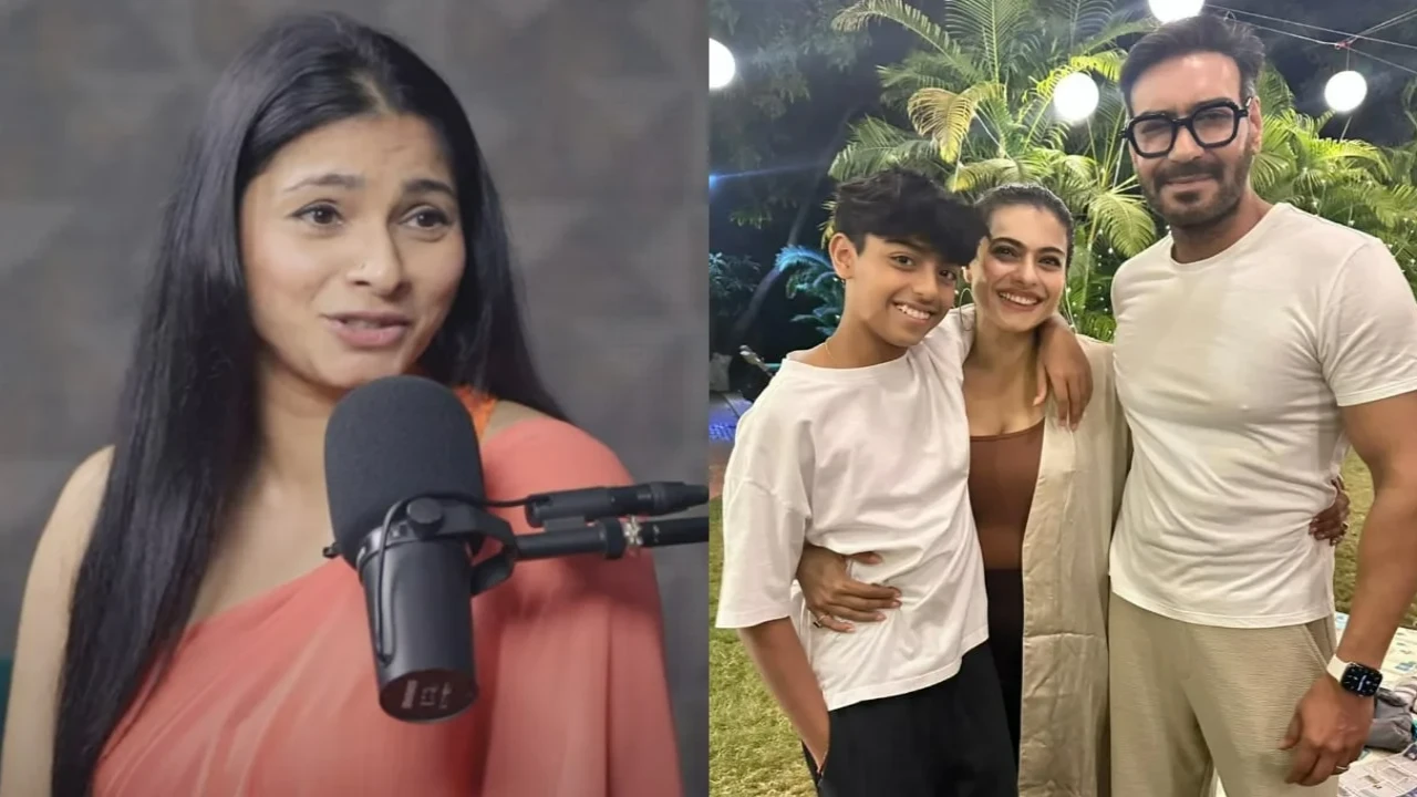 Tanishaa Mukerji, Kajol, Ajay Devgn, Yug Devgn