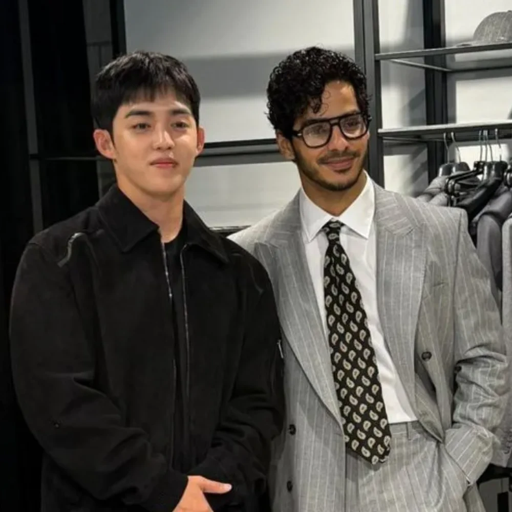 S.Coups and Ishaan Khatter crossover seen at Milan Fashion Week, SEVENTEEN member walks for Boss show