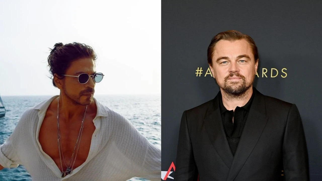 Shah Rukh Khan: courtesy of Shah Rukh Khan's Instagram, Leonardo DiCaprio: courtesy of Getty Images Shah Rukh Khan: courtesy of Shah Rukh Khan's Instagram, Leonardo DiCaprio: courtesy of Getty Images