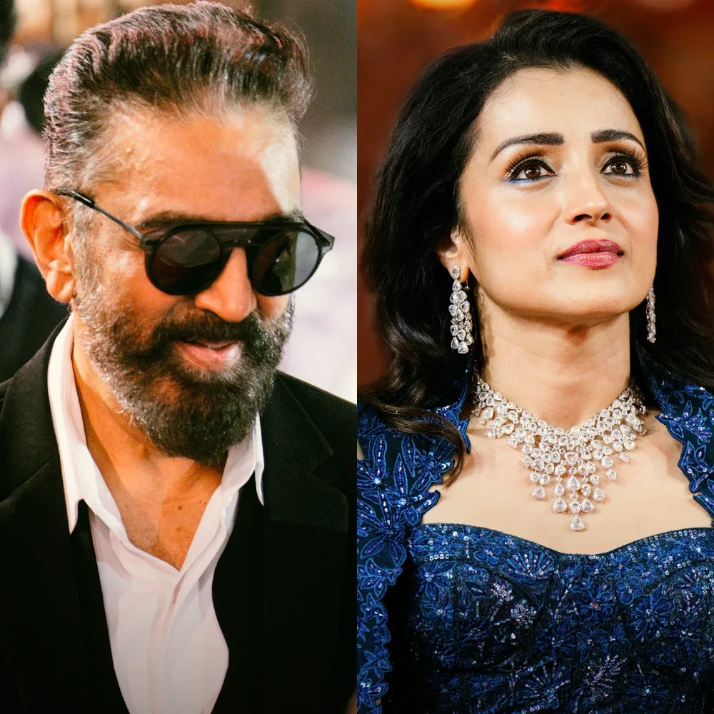 Kamal Haasan's priceless reaction after Trisha Krishnan calls him 'HOT' at an event in Dubai is crazy viral