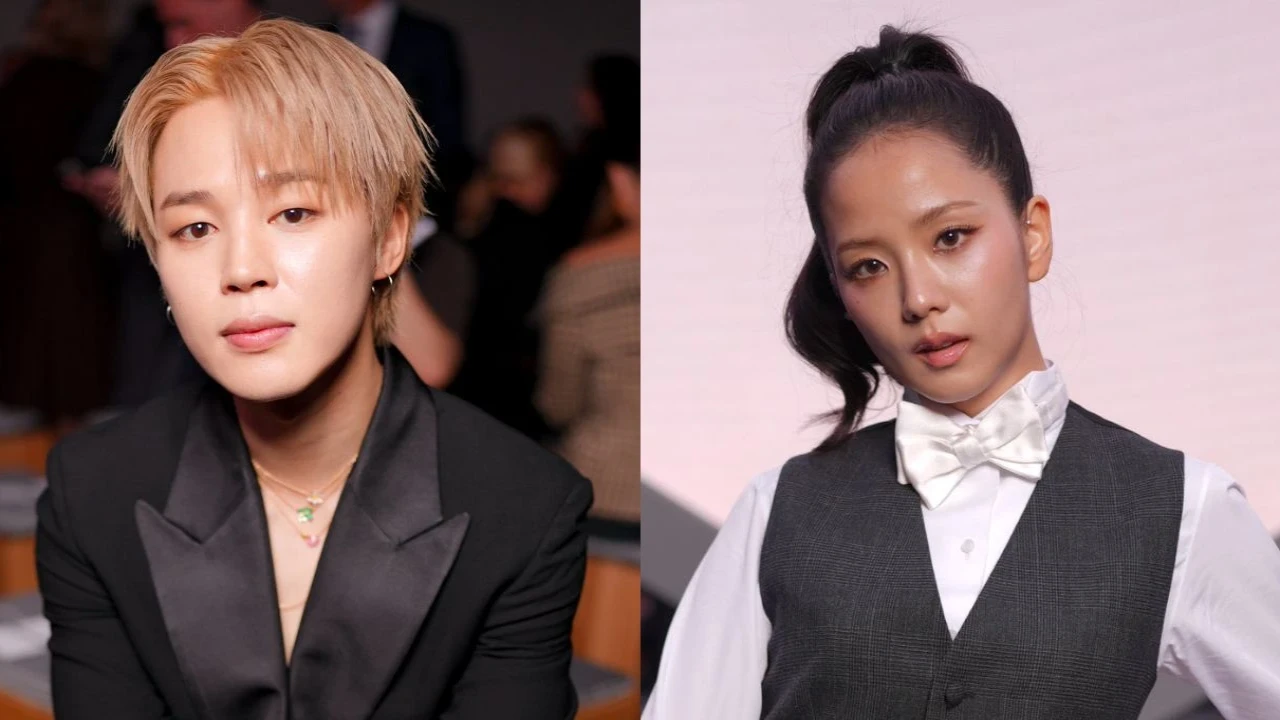 Jimin, Jisoo: courtesy of Getty Images