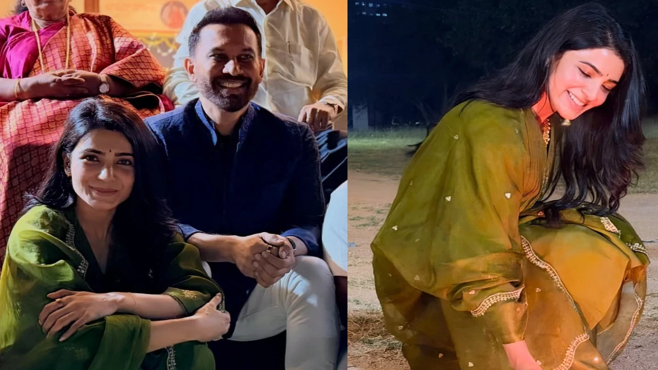 Samantha Ruth Prabhu and alleged BF Raj Nidimoru celebrate Diwali together (PC: Samantha Ruth Prabhu, IG) Samantha Ruth Prabhu and alleged BF Raj Nidimoru celebrate Diwali together