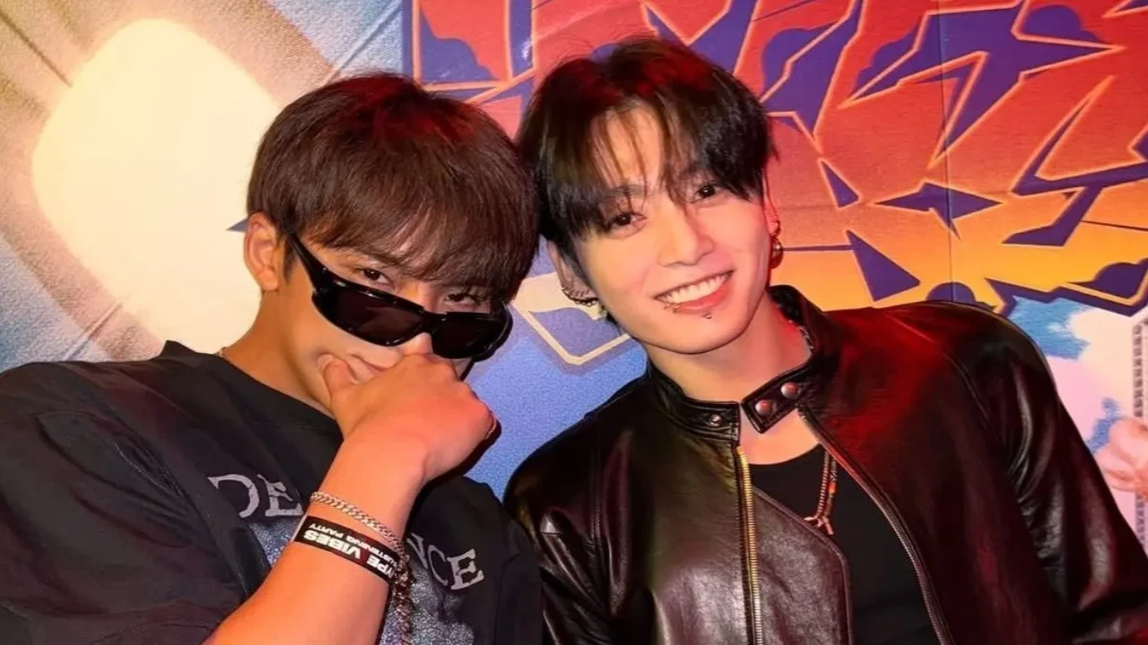 Mingyu and Jungkook: courtesy of Mingyu's Instagram
