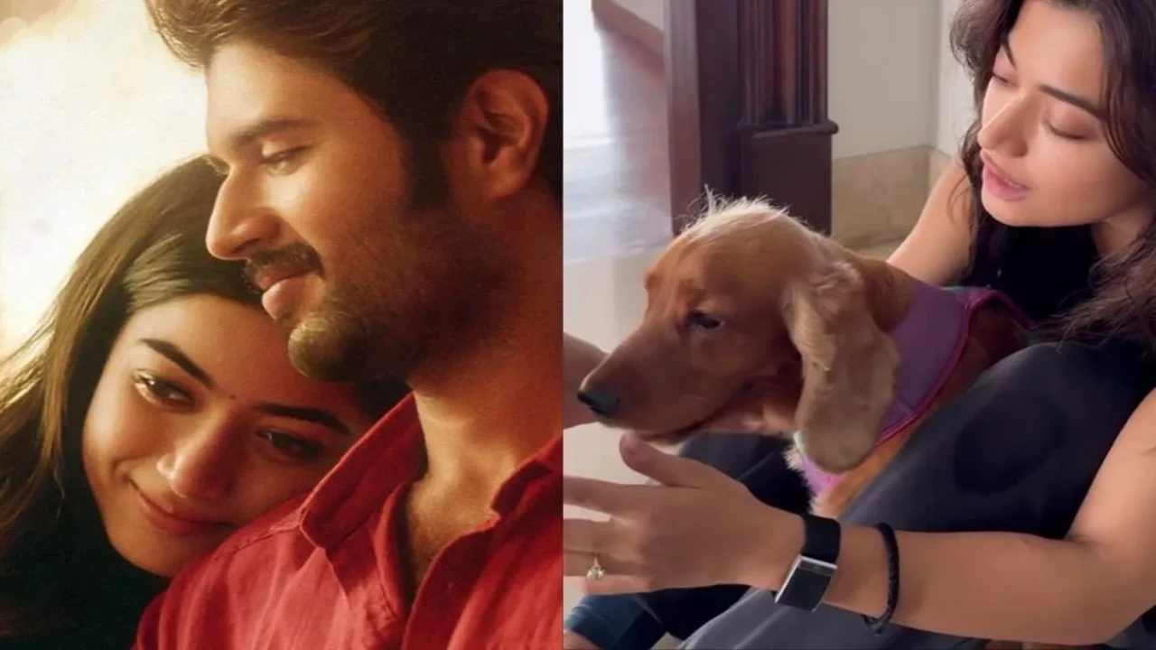 Rashmika Mandanna subtly flaunts her ring after getting engagement with Vijay Devarakonda, WATCH Rashmika Mandanna