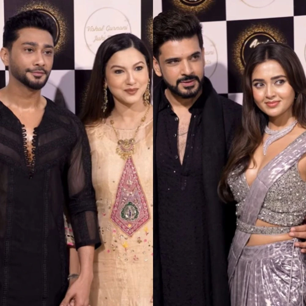 Inside Diwali bash of Ankita Lokhande and Vicky Jain: Karan Kundrra, Gauahar Khan, and others turn heads