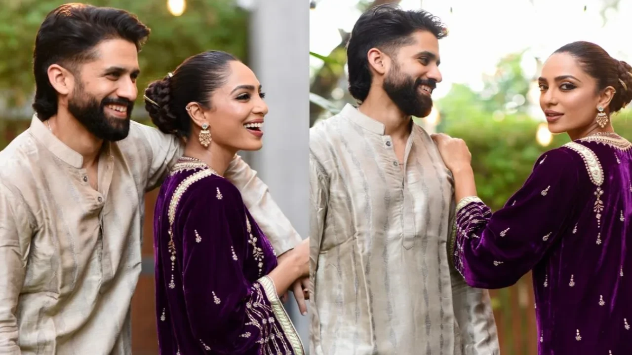 Naga Chaitanya and Sobhita Dhulipala celebrate their 1st Diwali after marriage (PC: Sobhita Dhulipala, IG) Naga Chaitanya and Sobhita Dhulipala celebrate their 1st Diwali after marriage
