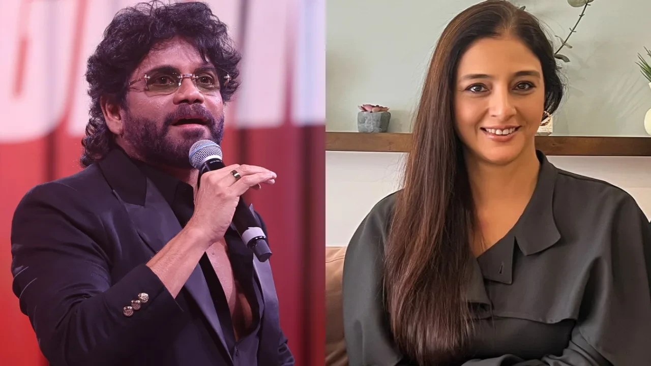 Are exes Nagarjuna Akkineni and Tabu reuniting on screen after 27 years for King100? (PC: Sun Pictures/Puri Connects, X) Are exes Nagarjuna Akkineni and Tabu reuniting on screen after 27 years for King100?
