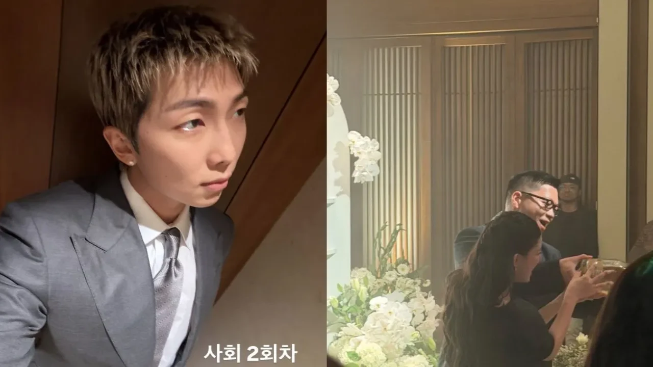 RM: courtesy of RM's Instagram RM: courtesy of RM's Instagram