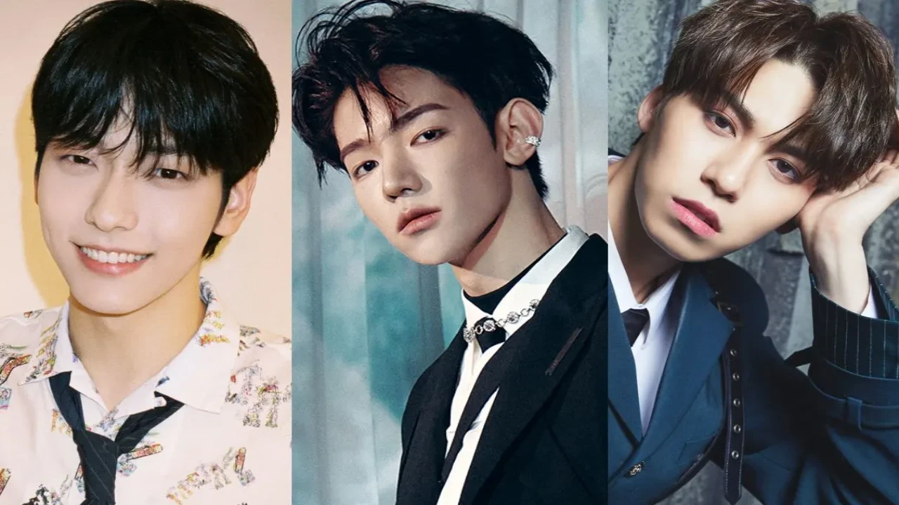 Soobin, Zhang Hao, and Keonhee: courtesy of BIGHIT MUSIC, WAKE ONE, RBW Soobin, Zhang Hao, and Keonhee: courtesy of BIGHIT MUSIC, WAKE ONE, RBW