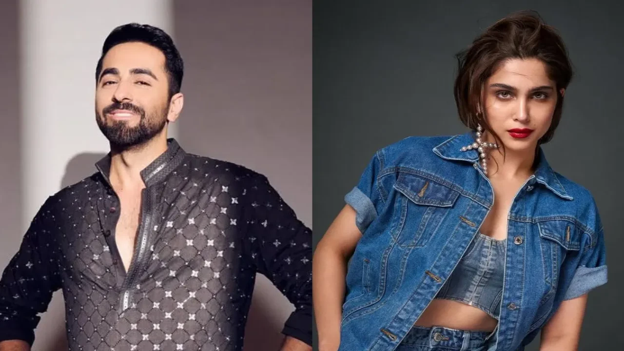 Ayushmann Khurrana, Sharvari Wagh Ayushmann Khurrana, Sharvari Wagh