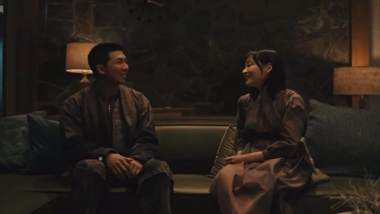 RM, Kim Min Ha: courtesy of BIGHIT MUSIC