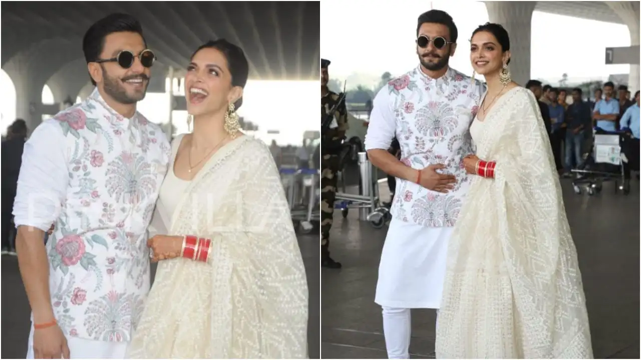 Ranveer Singh and Deepika’s simple yet elegant coordinated outfits for Diwali