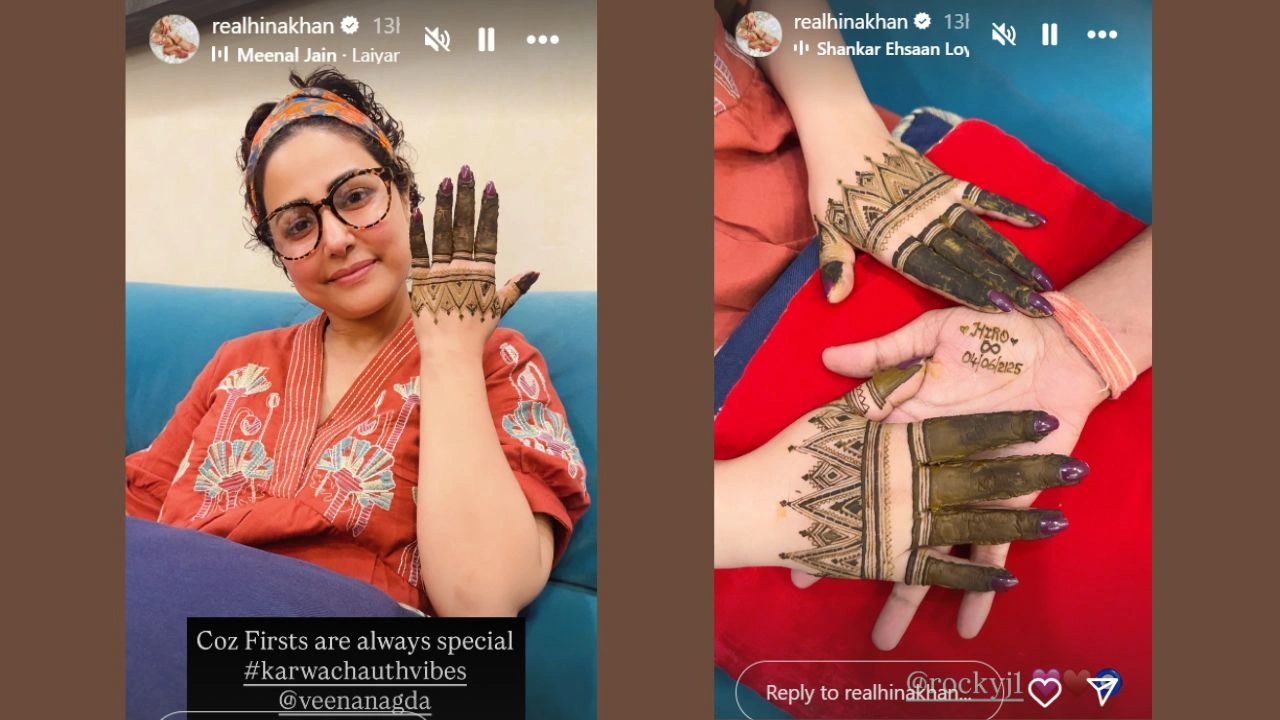 Hina Khan's Instagram Story
