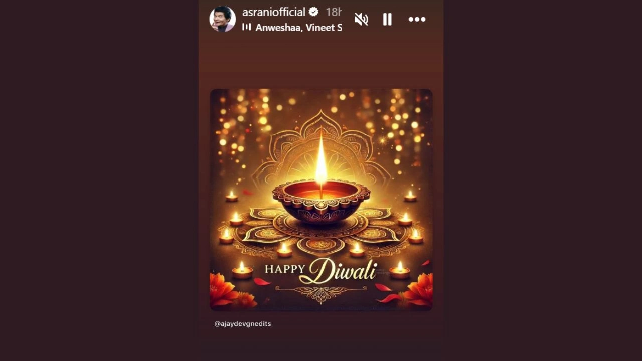Asrani Instagram Story