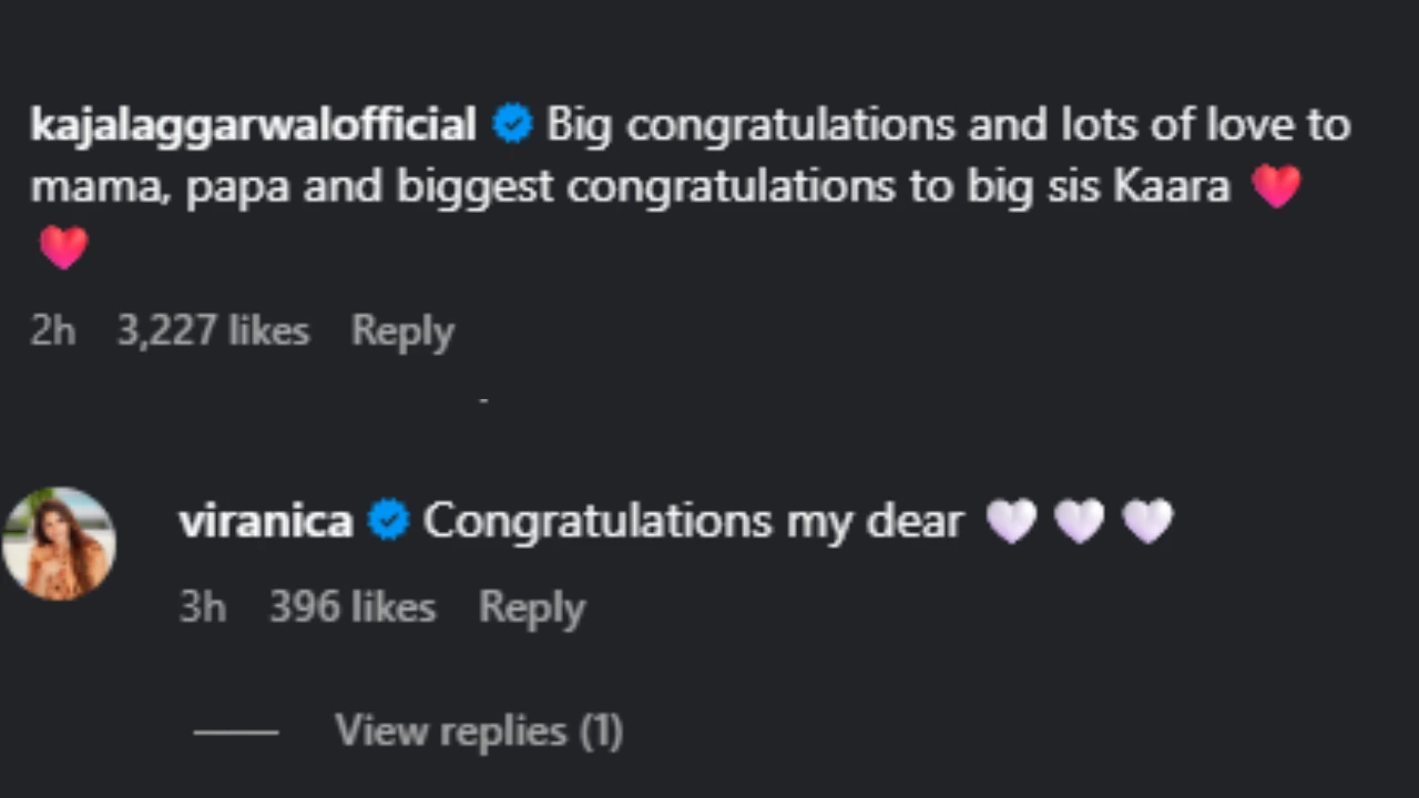 Celeb reactions to Ram Charan and Upasana's second pregnancy announcement (PC: Upasana, IG)