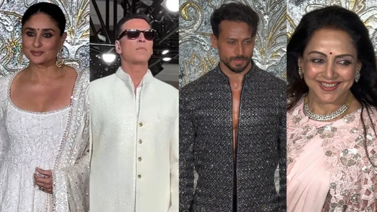 Akshay Kumar, Kareena Kapoor, Tiger Shroff, Hema Malini, and others add glam in Manish Malhotra's annual Diwali bash 