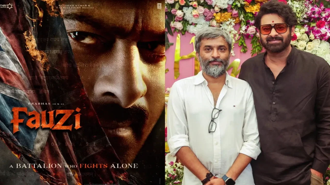 Prabhas's period drama film with Hanu Raghavapudi titled Fauzi (PC: Hanu Raghavapudi, X) Prabhas's period drama film with Hanu Raghavapudi titled Fauzi