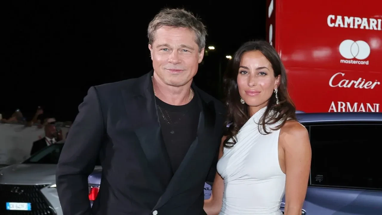 Brad Pitt and Ines de Ramon: courtesy of Getty Images Brad Pitt and Ines de Ramon: courtesy of Getty Images