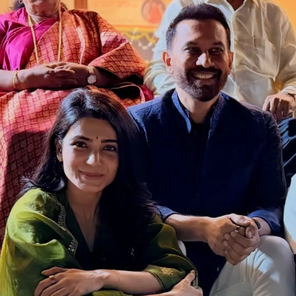 Samantha Ruth Prabhu and alleged BF Raj Nidimoru celebrate Diwali together in full festive mode, PICS Samantha Ruth Prabhu and alleged BF Raj Nidimoru celebrate Diwali together in full festive mode, PICS