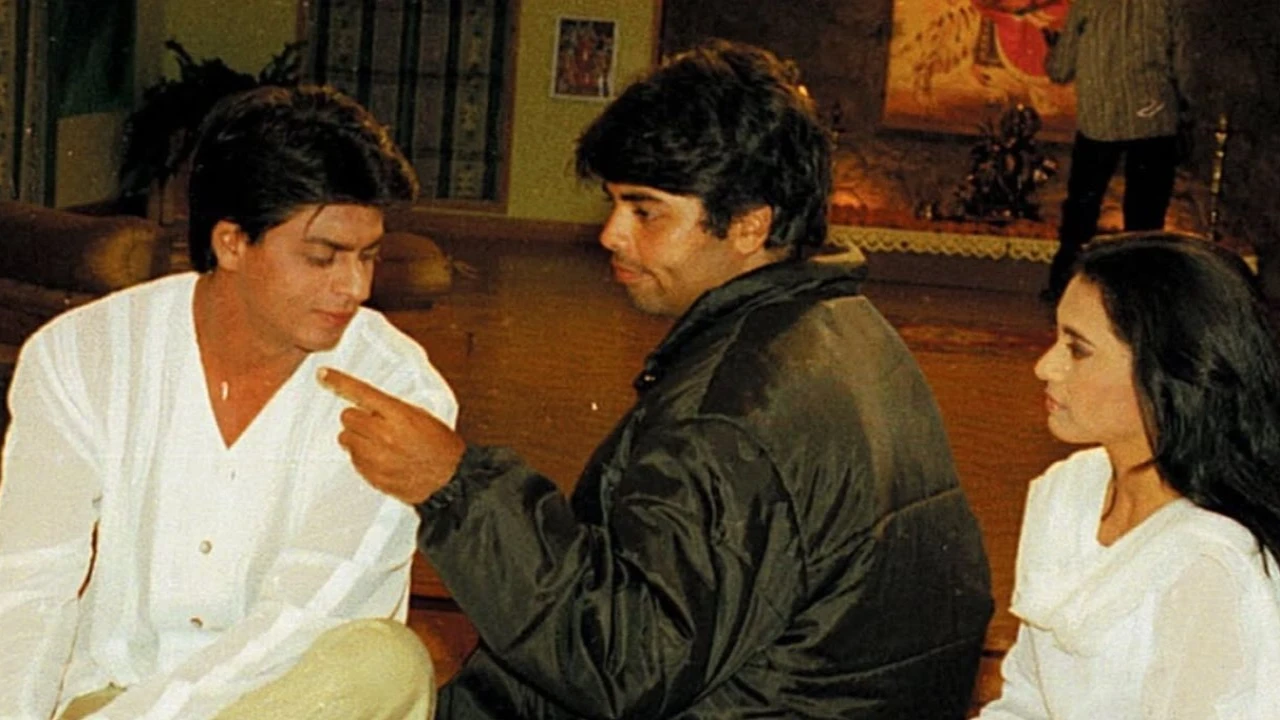 Shah Rukh Khan and Karan Johar and Rani Mukerji (via Instagram) (Image Courtesy: Instagram)