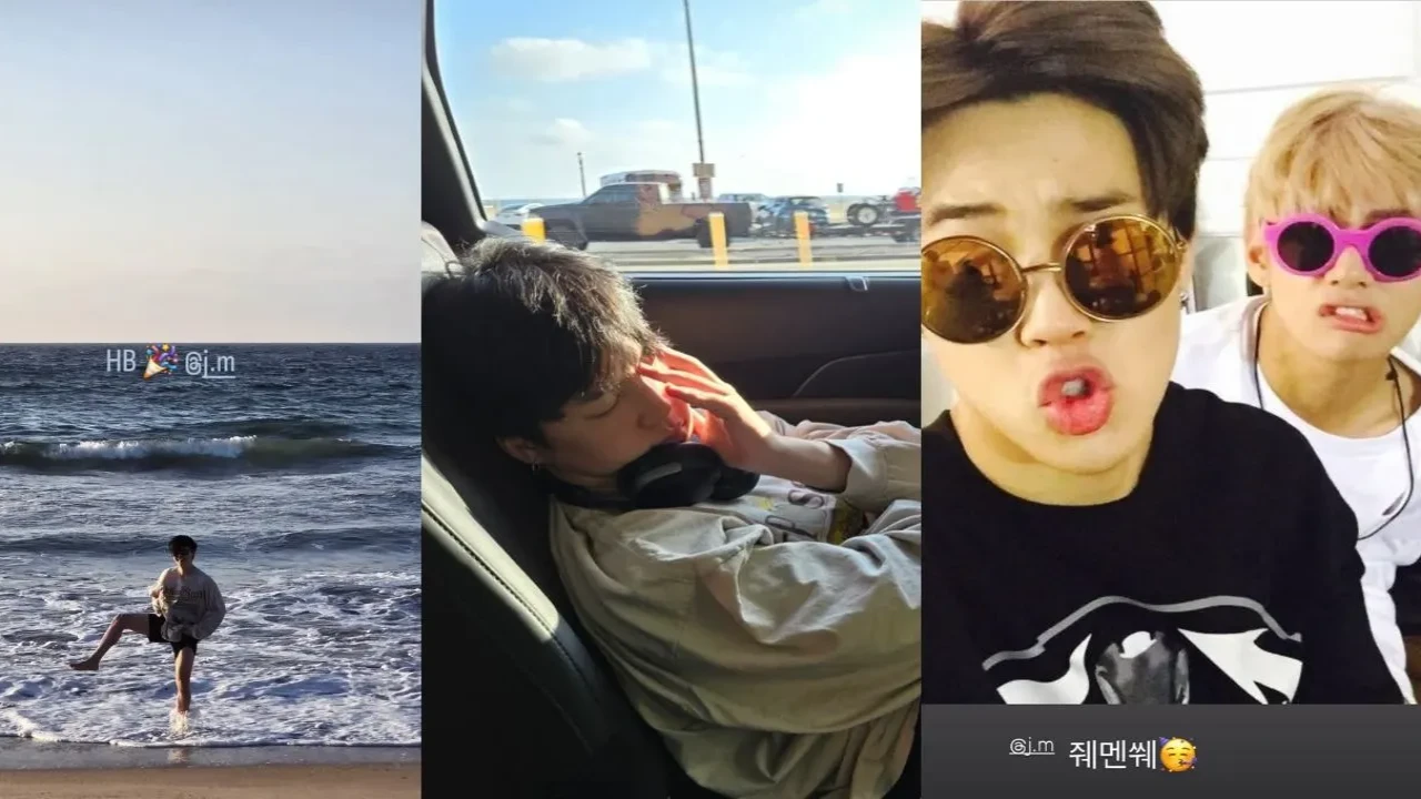 Jimin: courtesy of J-Hope, RM and V's Instagram Jimin: courtesy of J-Hope, RM and V's Instagram