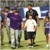 WATCH Shah Rukh Khan shares sweet moment with AbRam strikes signature pose as KKR wins against DC in IPL match