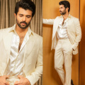 Vijay Deverakonda wears all-white suit with satin shirt and raises temperatures like no one else 