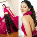 Ananya Panday in gorgeous fuschia pink Rahul Mishra outfit has us ‘Calling her Bae’