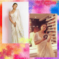 Alia Bhatt’s 6 effortlessly elegant white sarees for Holi 2024 inspiration