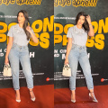 Nora Fatehi goes comfy casual in grey top and jeans with her Dior handbag 