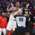 Watch: Jabari Smith Jr. and Kris Dunn Get Ejected After Throwing Punches at Each Other in Rockets vs Jazz