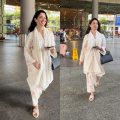 Tamannaah Bhatia gets into summer spirit with her breezy white kurta paired with Hermes Kelly bag