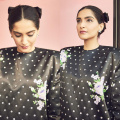Sonam Kapoor dares to go unconventional in black Richard Quinn dress; setting fashion standards sky-high